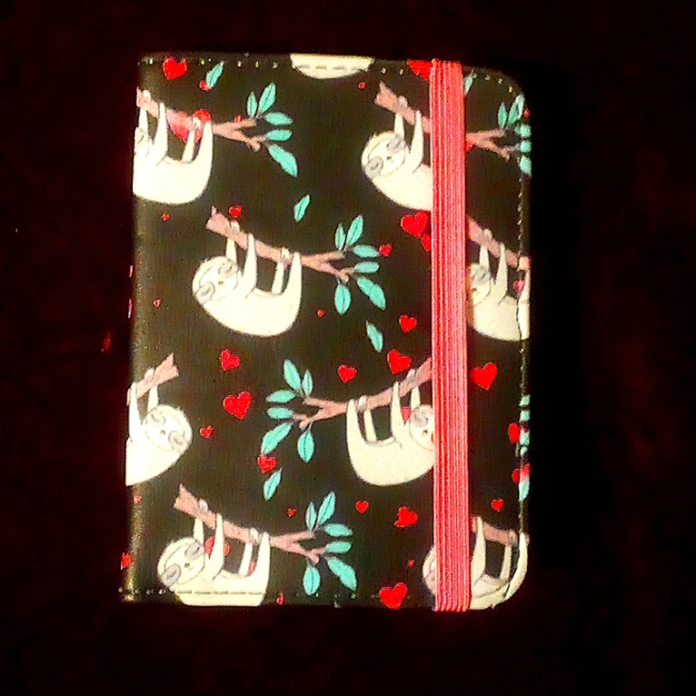 Sloth hear wallet phone case